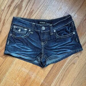 2000s Low-Rise Rhinestone Shorts